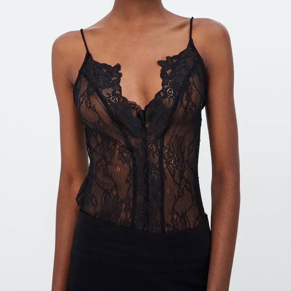 Zara lace bodysuit